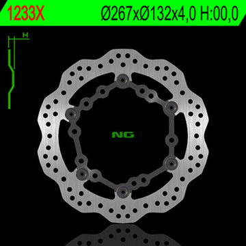 Yamaha T-Max 560 Tech Max [NG BRAKE DISC] - Wave flydende bremseskive