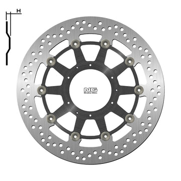 Honda Xl 1000 V Varadero Abs [NG BRAKE DISC] - rund flydende bremseskive