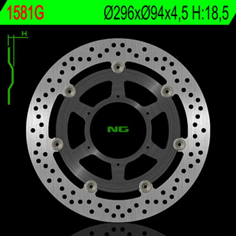 Honda Cbf 1000 [NG BRAKE DISC] - rund flydende bremseskive
