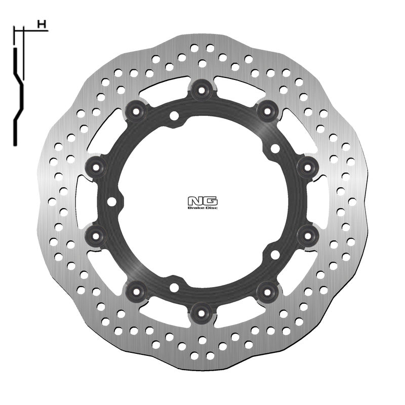 Kawasaki Z 900 Rs Se [NG BRAKE DISC] - Wave flydende bremseskive