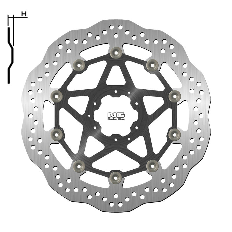 Honda Crf 1000 Africa Twin [NG BRAKE DISC] - Wave flydende bremseskive