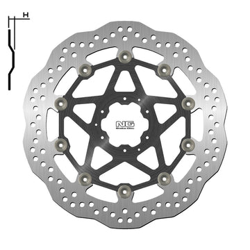 Honda Crf 1100 Africa Twin [NG BRAKE DISC] - Wave flydende bremseskive