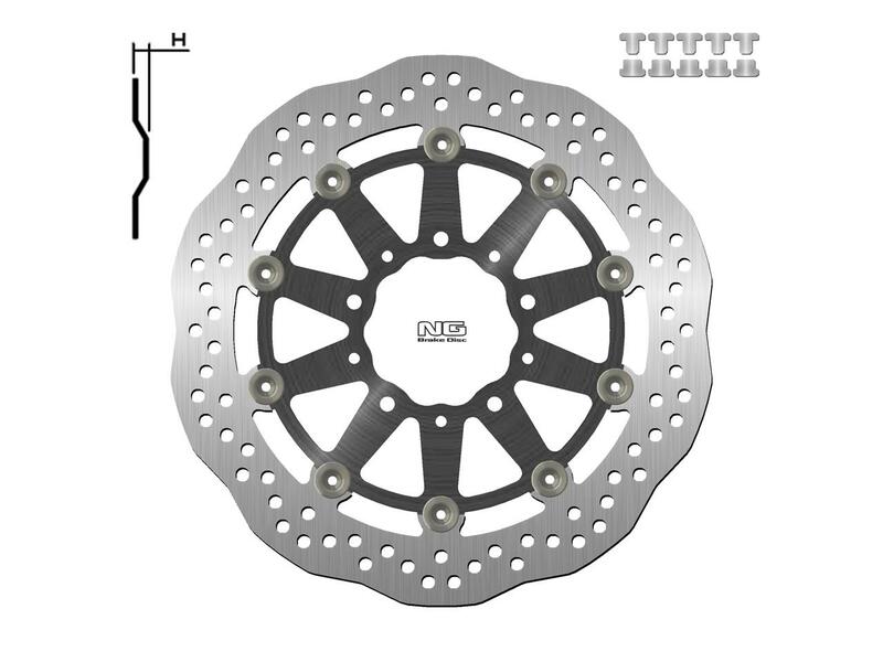 Kawasaki Vulcan S 650 [NG BRAKE DISC] - Wave flydende bremseskive
