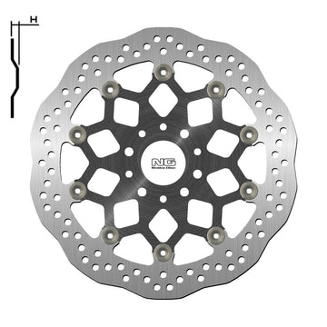 Ktm Duke 890 [NG BRAKE DISC] - Wave flydende bremseskive