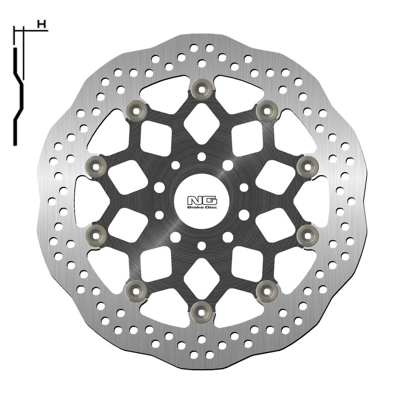 Ktm Duke 790 [NG BRAKE DISC] - Wave flydende bremseskive