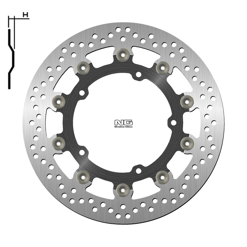 Yamaha Fz 600 S Fazer [NG BRAKE DISC] - rund flydende bremseskive