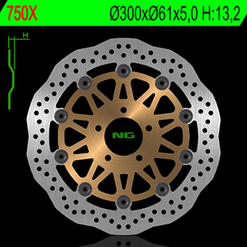 Kawasaki Z 750 [NG BRAKE DISC] - Wave flydende bremseskive