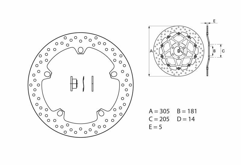 BMW R 1250 GS K50 [Brembo] - Bremsedisk