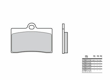 Moto Guzzi v11 Sport [Brembo] - Bremseklodser