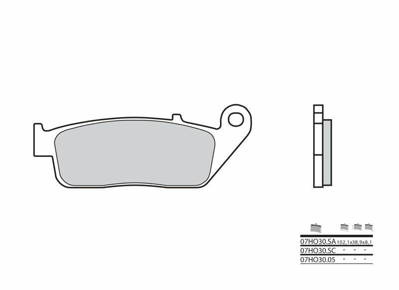 Triumph Tiger 885i [Brembo] - Bremseklodser