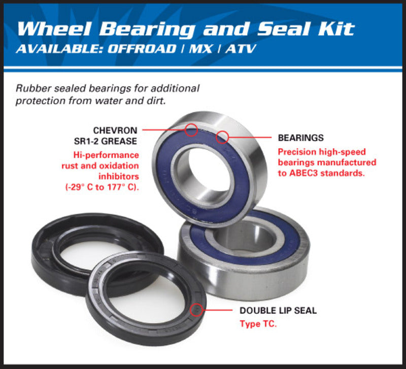 Indisk Chief Dark Horse CHDH [Alle kugler] - Rad Bearing Kit foran