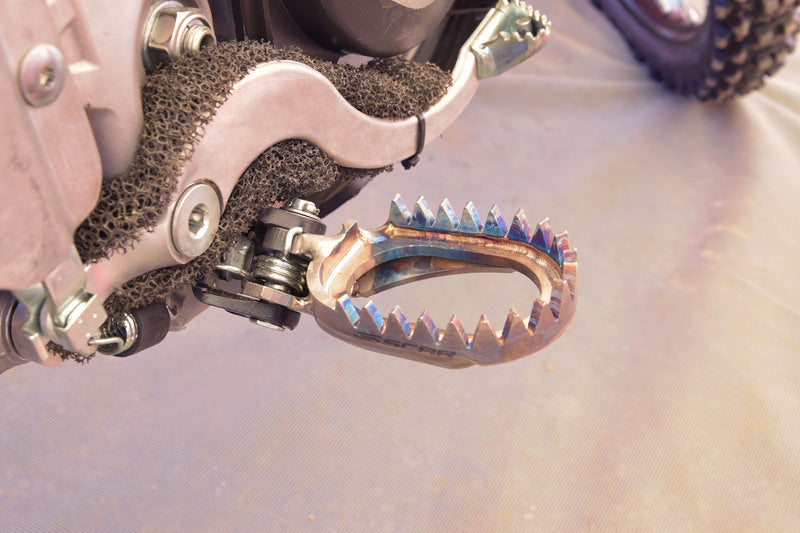Honda Crf 1000 L Africa Tw [SCAR] - Titanium fodstøtter selvrensende