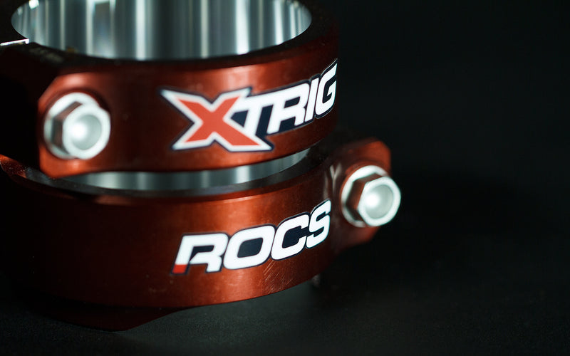 Kawasaki Kx 250 [XTRIG] - ROCS Tech tredobbelt klemme tredobbelt klemme grøn 23 mm offset