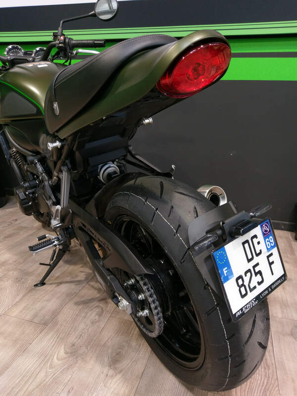 Kawasaki Z 900 Rs Se [ACCESS DESIGN] - nummerpladeholder i hjulhøjde sort Kawasaki Z900RS