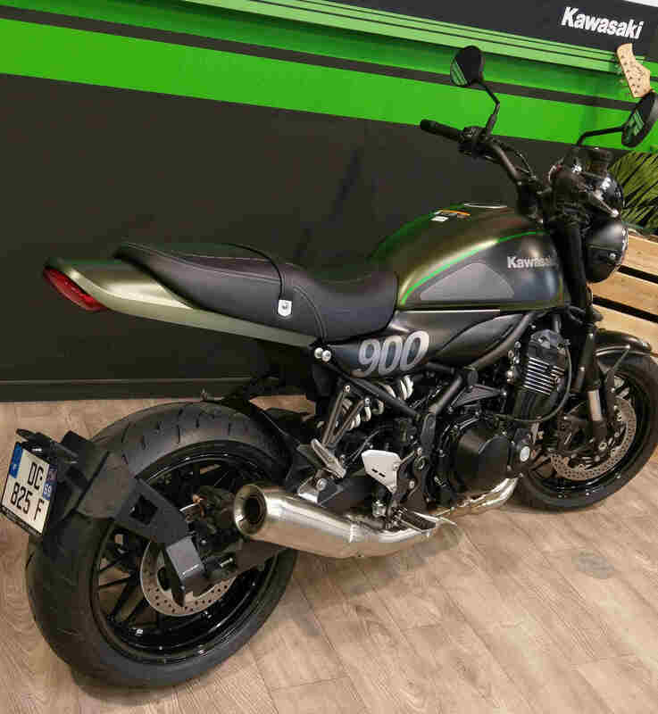 Kawasaki Z 900 Rs Se [ACCESS DESIGN] - nummerpladeholder i hjulhøjde sort Kawasaki Z900RS