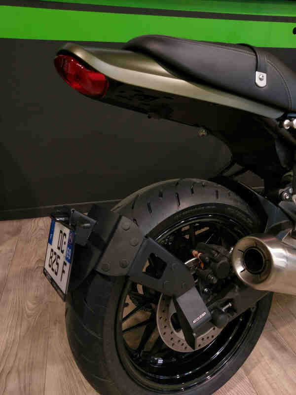 Kawasaki Z 900 Rs Se [ACCESS DESIGN] - nummerpladeholder i hjulhøjde sort Kawasaki Z900RS