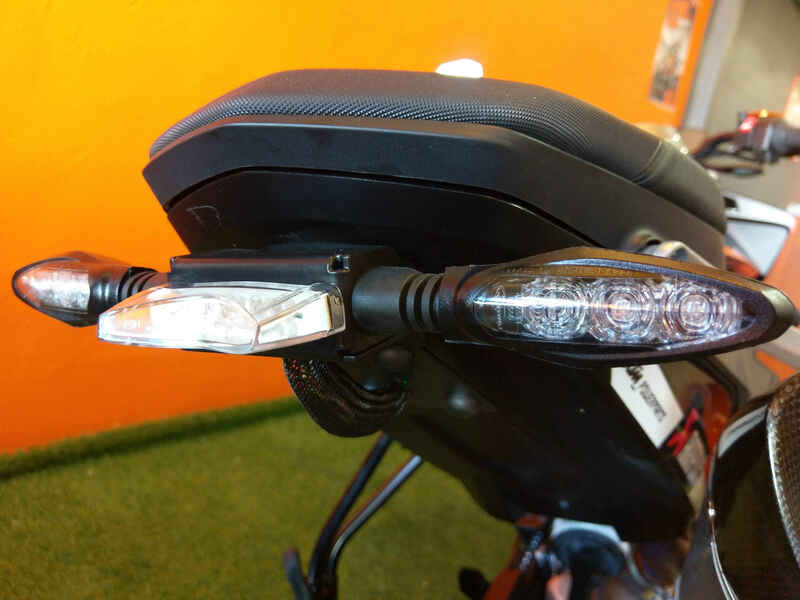 Ktm Duke 790 [ADGANGSDESIGN] - Nummerpladeholder i hjulhøjde sort KTM Duke 790/890