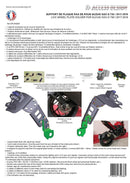 Suzuki Gsx-S 750 [ACCESS DESIGN] - nummerpladeholder i hjulhøjde sort Suzuki GSX-S750