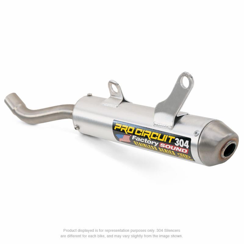 Honda CR 250 R (ME 03) [1991] - 304 lyddæmper børstet aluminium/endekappe rustfrit stål Honda CR250R