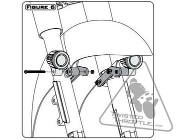Honda Vt 750 C2 [DENALI] - Belysningsbeslag Honda Cruisers