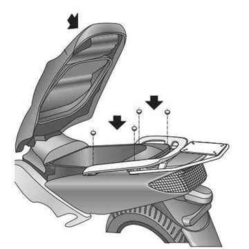 Yamaha T-MAX 500 (SJ01/SJ03/SJ05) [2001-2007] [SHAD] - Top Master monteringssæt