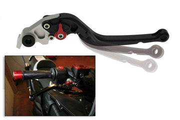 Yamaha T-Max 560 Tech Max [BIHR] - Håndtag højre foldbar aluminium anodiseret sort Yamaha T-Max 500/530