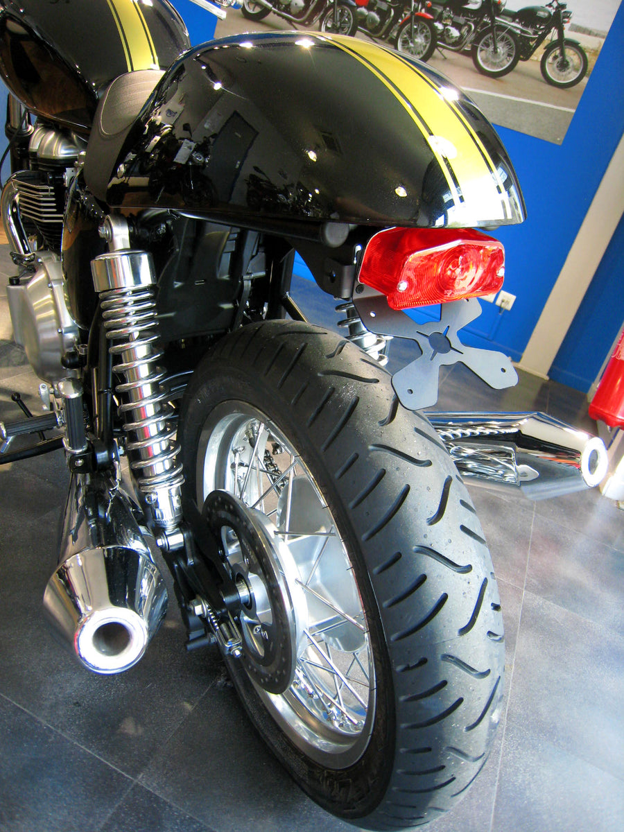 Triumph Scrambler 865 [2009] - Kennzeichenhalter Radlauf schwarz Triumph Bonneville 900