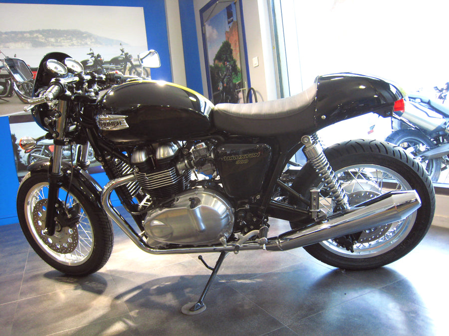 Triumph Scrambler 865 [2009] - Kennzeichenhalter Radlauf schwarz Triumph Bonneville 900
