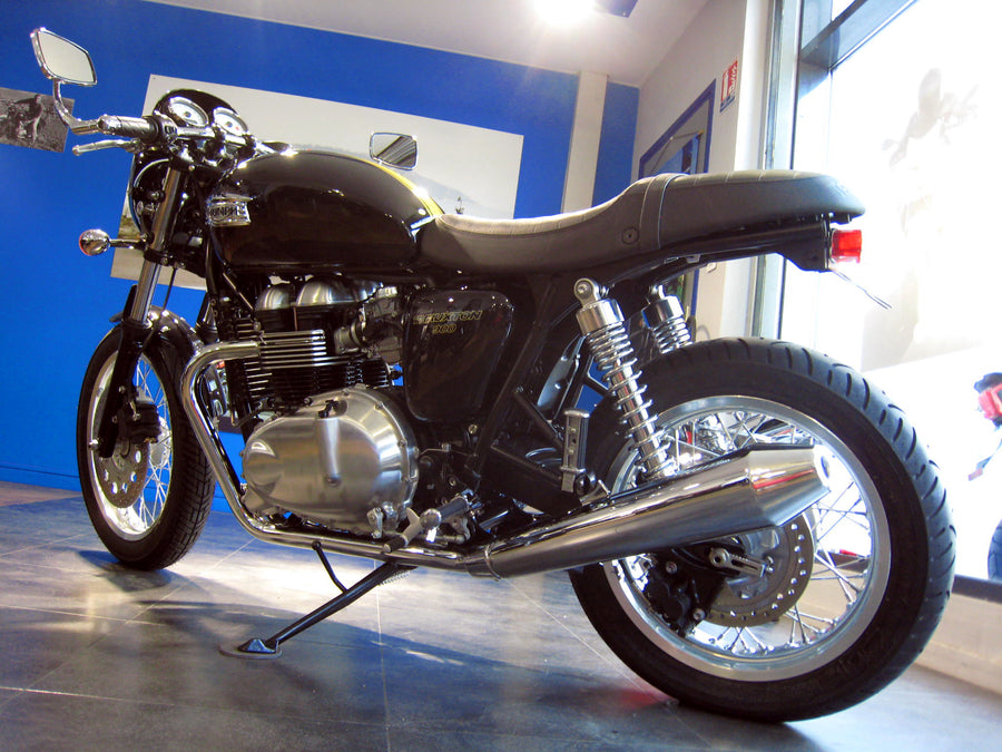 Triumph Scrambler 865 [2009] - Kennzeichenhalter Radlauf schwarz Triumph Bonneville 900