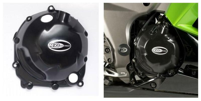 Kawasaki VERSYS 1000 ABS KLZ1000C [2019] - Højre krumtaphus kabelbeskytter Sort Kawasaki Z1000/SX