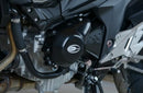 Kawasaki Z 800 E VERSION SPECIAL EDITION Z800E [2016] - Venstre krumtaphusbeskyttelsesdæksel Sort Kawasaki Z800