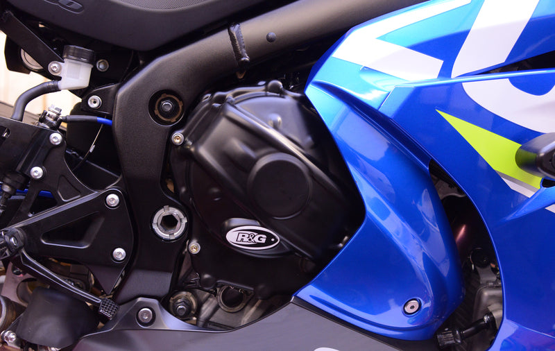 Suzuki GSX-R 1000 R ABS [2017-2021] - (Kobling) Højre krumtaphusbeskytter Sort Suzuki GSX-R1000