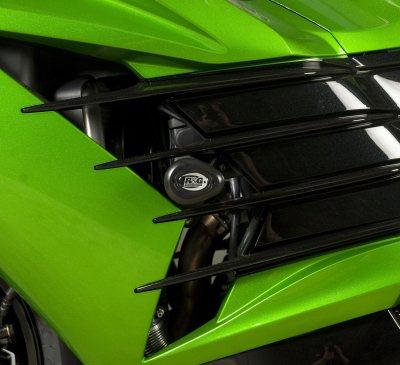 Kawasaki ZZR 1400 ABS (ZX 1400 H) [2016-2019] - Aero-styrtbeskyttere sort Kawasaki ZZR1400