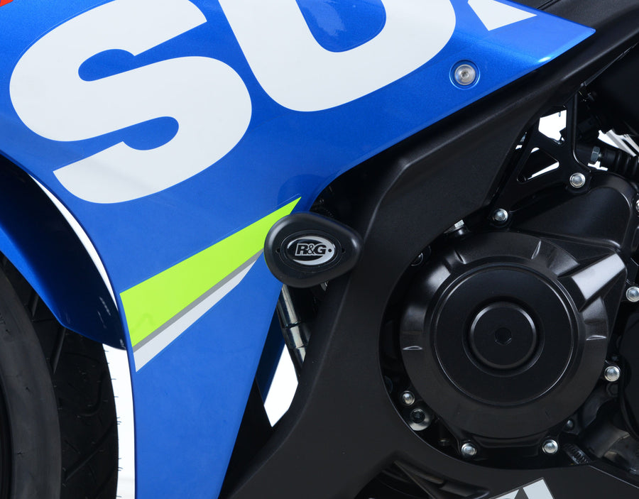 Suzuki GSX 250 R ABS [2018-2019] - Aero Sturzpads schwarz (mit Bohrungsblende) Suzuki GSX250R