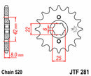 Honda XL 500 R [JT Sprockets] - Standard Stahlritzel-2