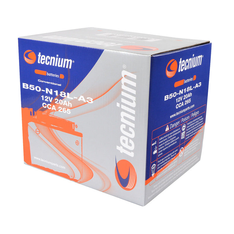 Honda Gl 1500 [TECNIUM] - Bly/syrebatteri med syrepakke - B50-N18L-A3