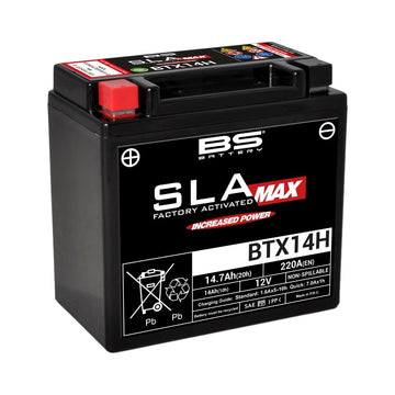 Moto Guzzi V 7 Café Classic [BS BATTERI] - SLA Max vedligeholdelsesfri batterifabriksaktiveret - BTX14H