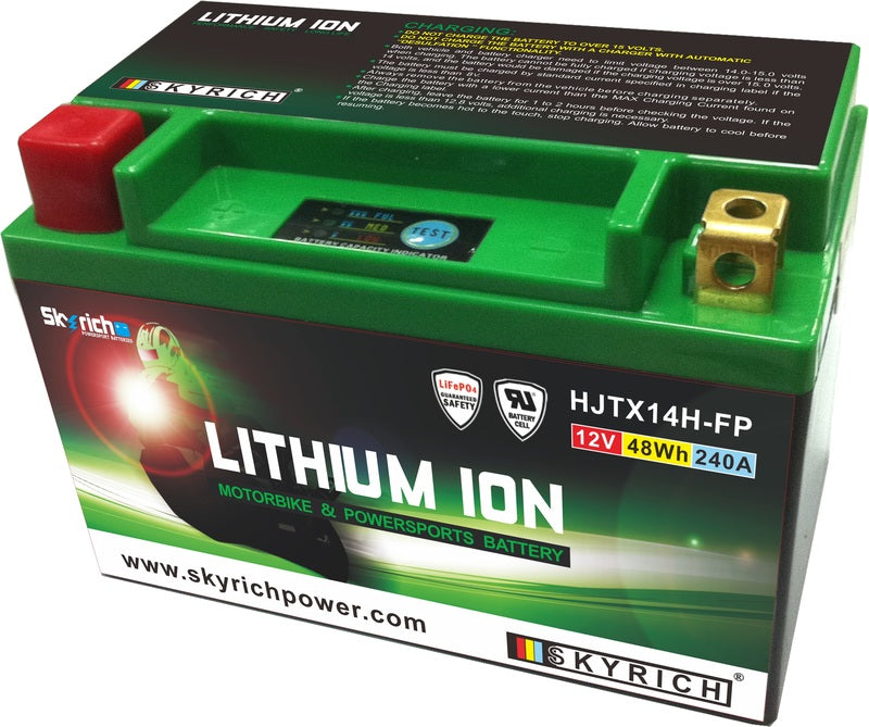 Triumph Speed ​​Triple T509 [Skyrich] -Lithium-ion motorcykelbatteri