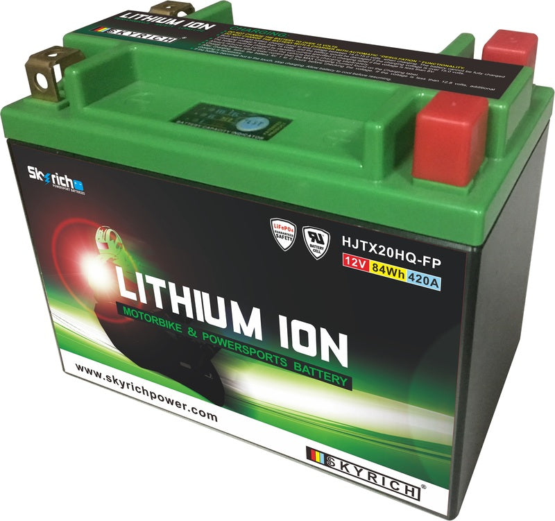 Indisk Springfield Spring [Skyrich] -Lithium-ion motorcykelbatteri