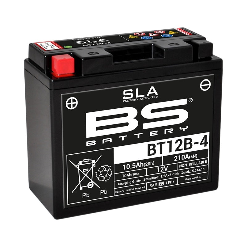 Ducati Multistrada 1200 [BS BATTERI] - SLA vedligeholdelsesfri batterifabrik aktiveret - BT12B-4