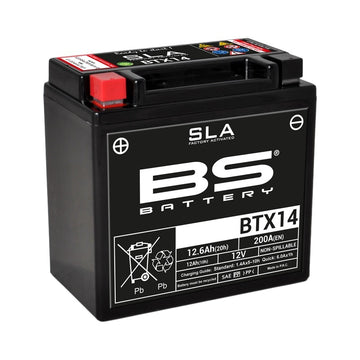 Moto Guzzi V 7 Iii Carbon [BS BATTERI] - SLA vedligeholdelsesfrit batteri fabriksaktiveret - BTX14
