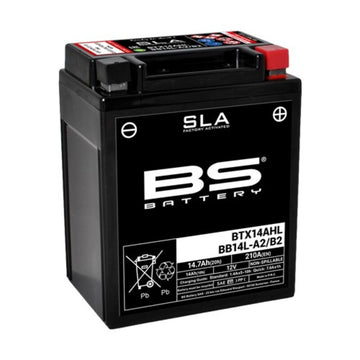 Suzuki Gs 750 [BS BATTERI] - SLA vedligeholdelsesfri batterifabrik aktiveret - BTX14AHL / BB14L-A2/B2