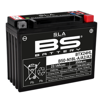 Kawasaki Vn 1500 A Vnaa [BS BATTERI] - SLA vedligeholdelsesfri batteri fabrik aktiveret - BTX24HL/B50-N18L-A/A2/A3