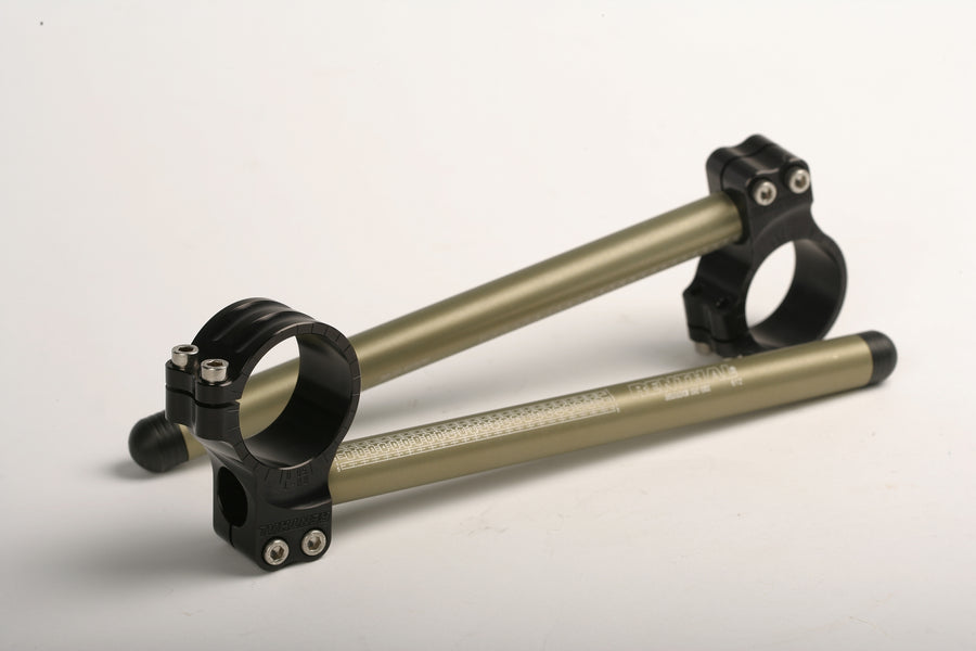 Kawasaki NINJA ZX-6 R ZX600R [2009-2012] - Originalt clip-on clip-on styr Ø51mm højde +0mm offset +40mm/7° sort