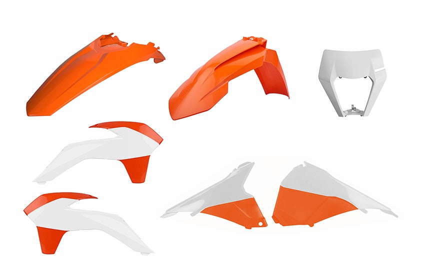 KTM 250 EXC-F SIX Days [2014-2016] - Enduro Restyling Plastik-Kit Originalfarbe KTM EXC