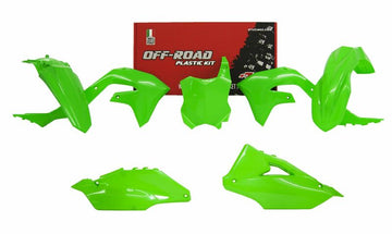 Kawasaki Kx 250 [RACETECH] - Plastsæt neongrøn Kawasaki KX450F