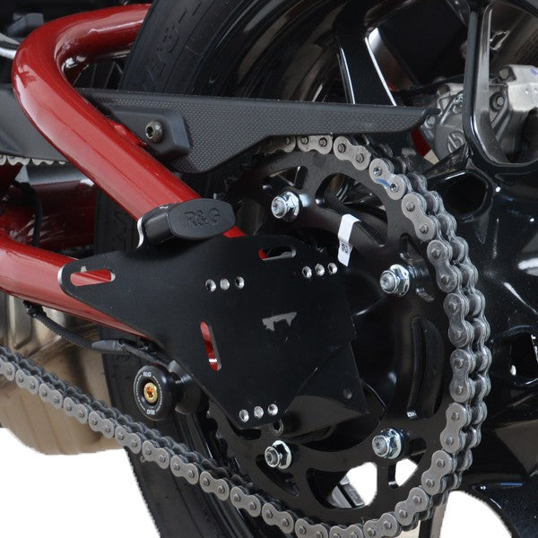 Indian FTR 1200 A 2 [2020-2021] - Kennzeichenhalter (seitlich) - kleine Platte - Schwarz Indian FTR 1200