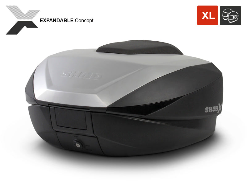 Yamaha X-Max 300 Tech Max + [SHAD] - SH59X topkasse aluminium