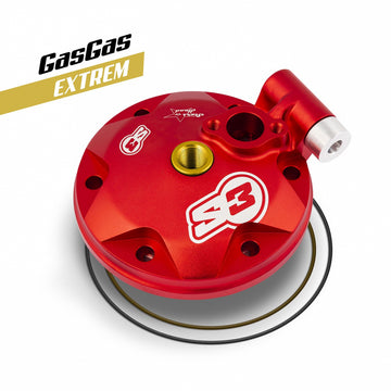 GasGas EC 250 Racing SIX Days [2018-2020] - Extreme Enduro Zylinderkopf & Einsatz-Kit Niedrige Kompression Rot Gas