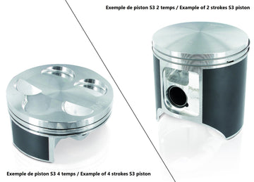 Ossa TR 125 I [2014-2015] - støbt stempel Ø 53,95 mm standard kompression Beta Evo 125